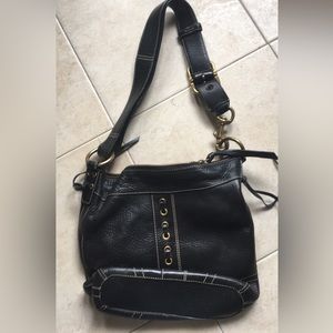 Authentic Black Coach shoulder bag